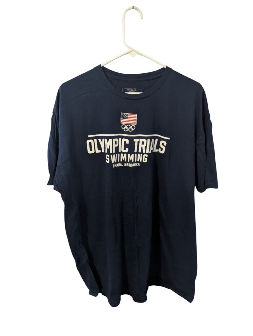 Olympic Trials Swimming Graphic Tee - Navy